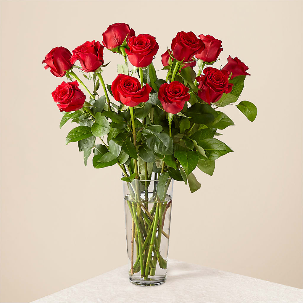 Long Stem Red Rose Bouquet – Cottage Floral Llc, Versailles MO