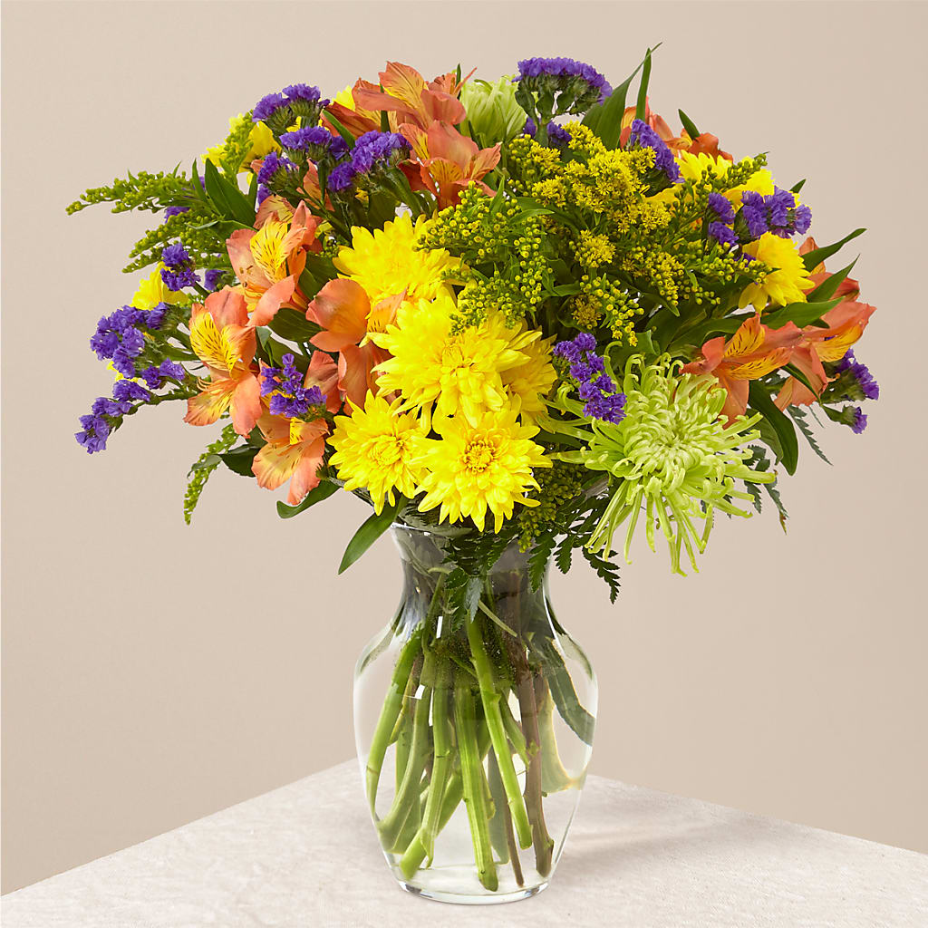 Marmalade Skies Bouquet – Cottage Floral Llc, Versailles MO
