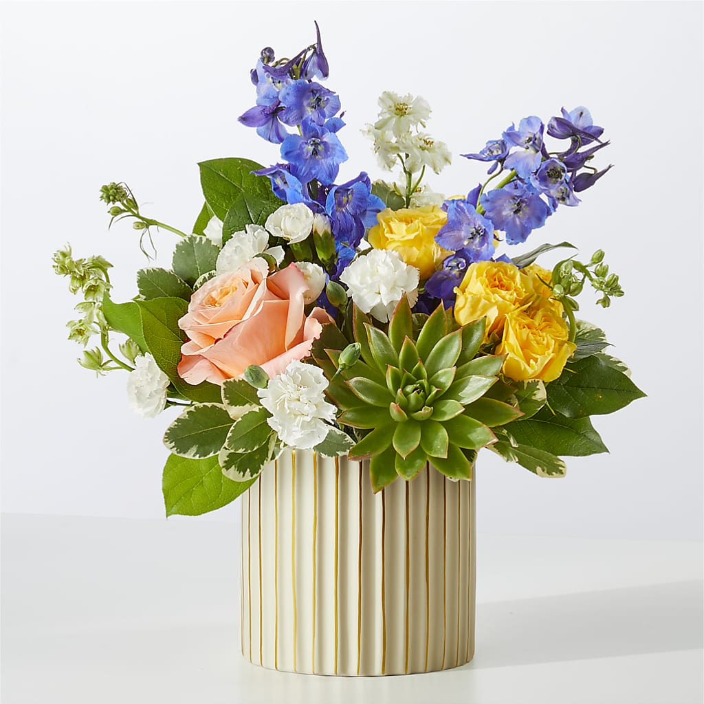 Cobalt Reverie Bouquet – Cottage Floral Llc, Versailles MO