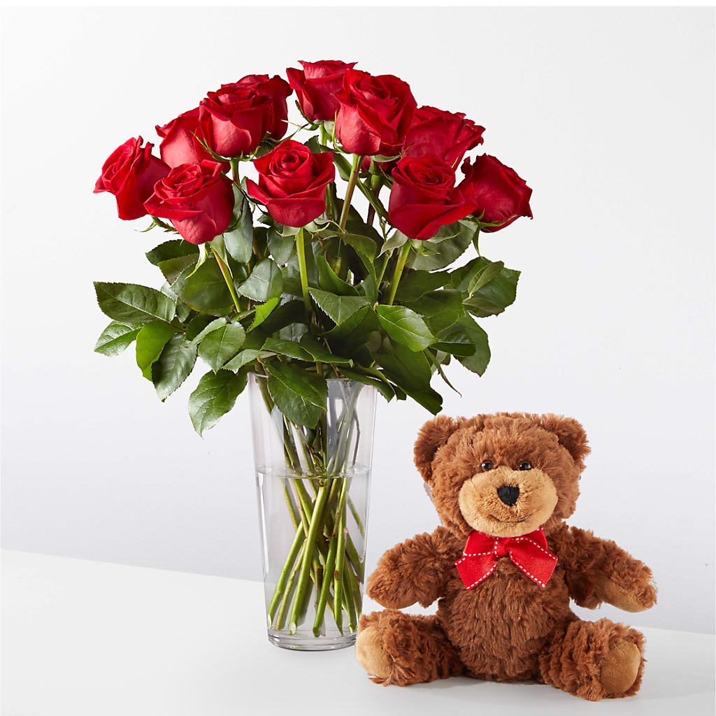 Romantic Long Stem Red Rose Bouquet Bundles – Cottage Floral Llc, Versailles MO