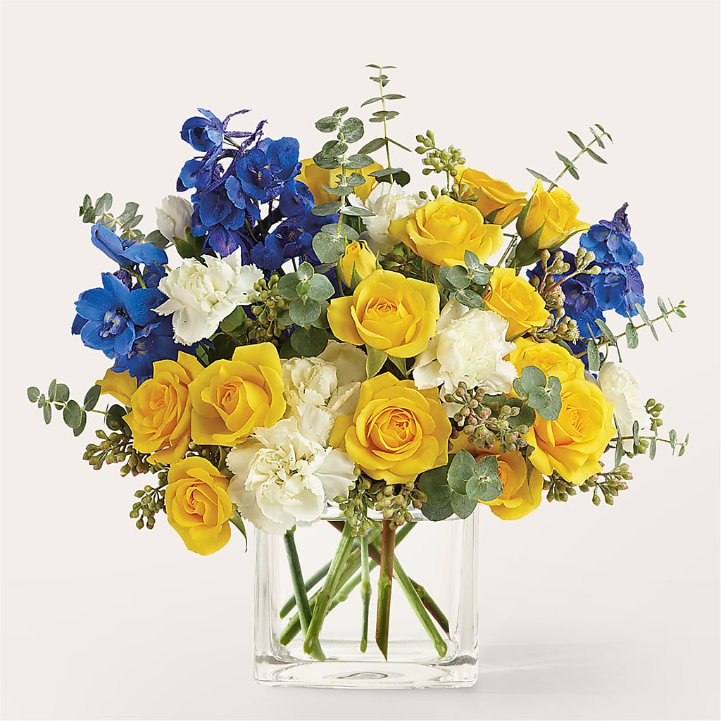 Sparkling Citrine Bouquet – Cottage Floral Llc, Versailles MO