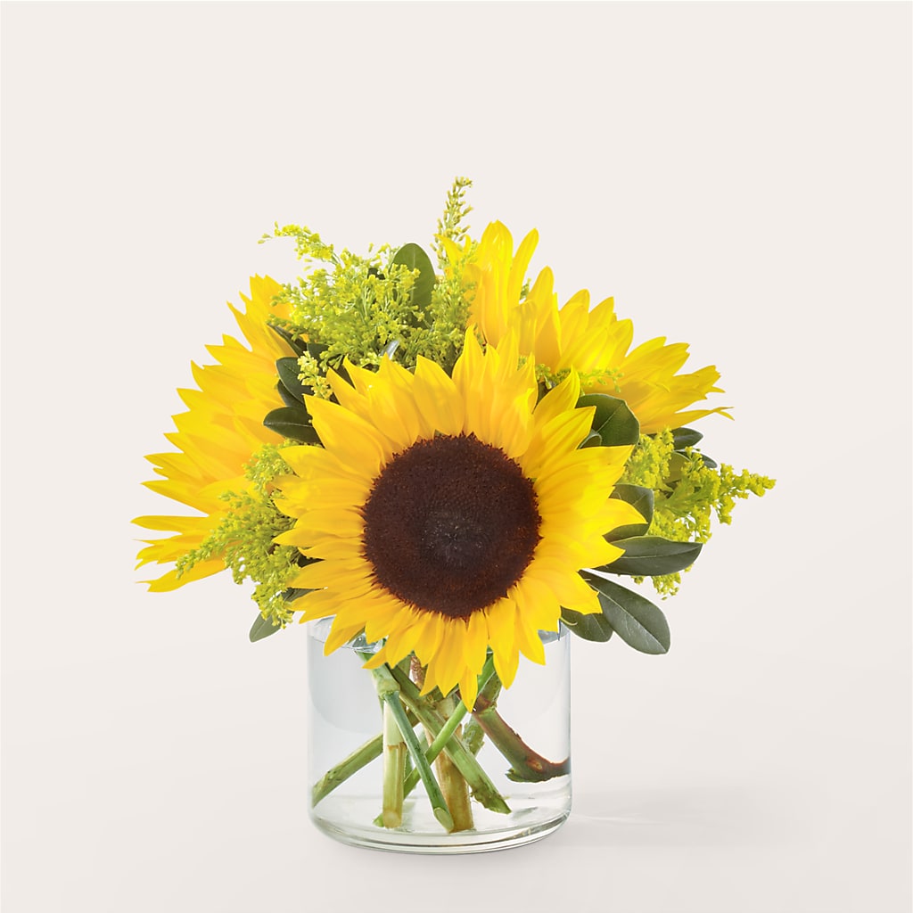 Beaming Sunflower Bouquet – Cottage Floral Llc, Versailles MO