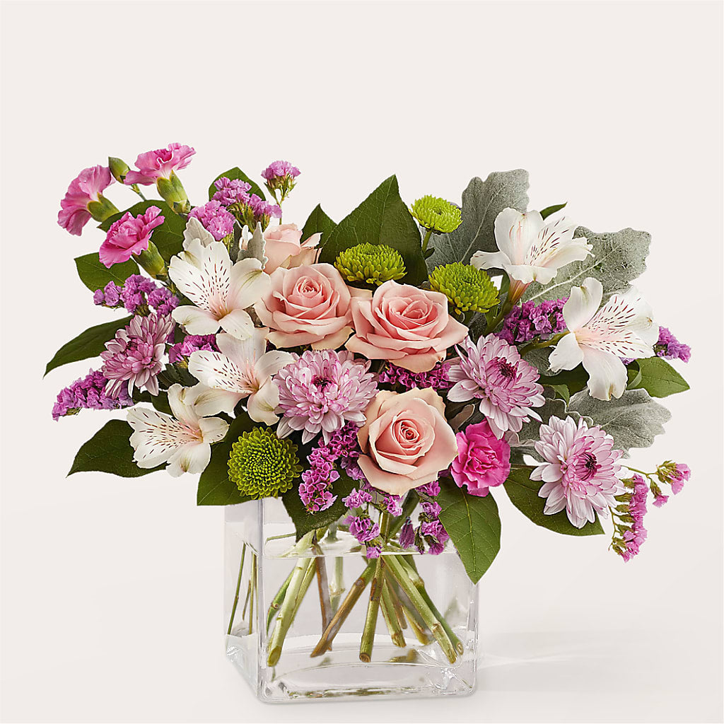 Pink Suede Bouquet – Cottage Floral Llc, Versailles MO