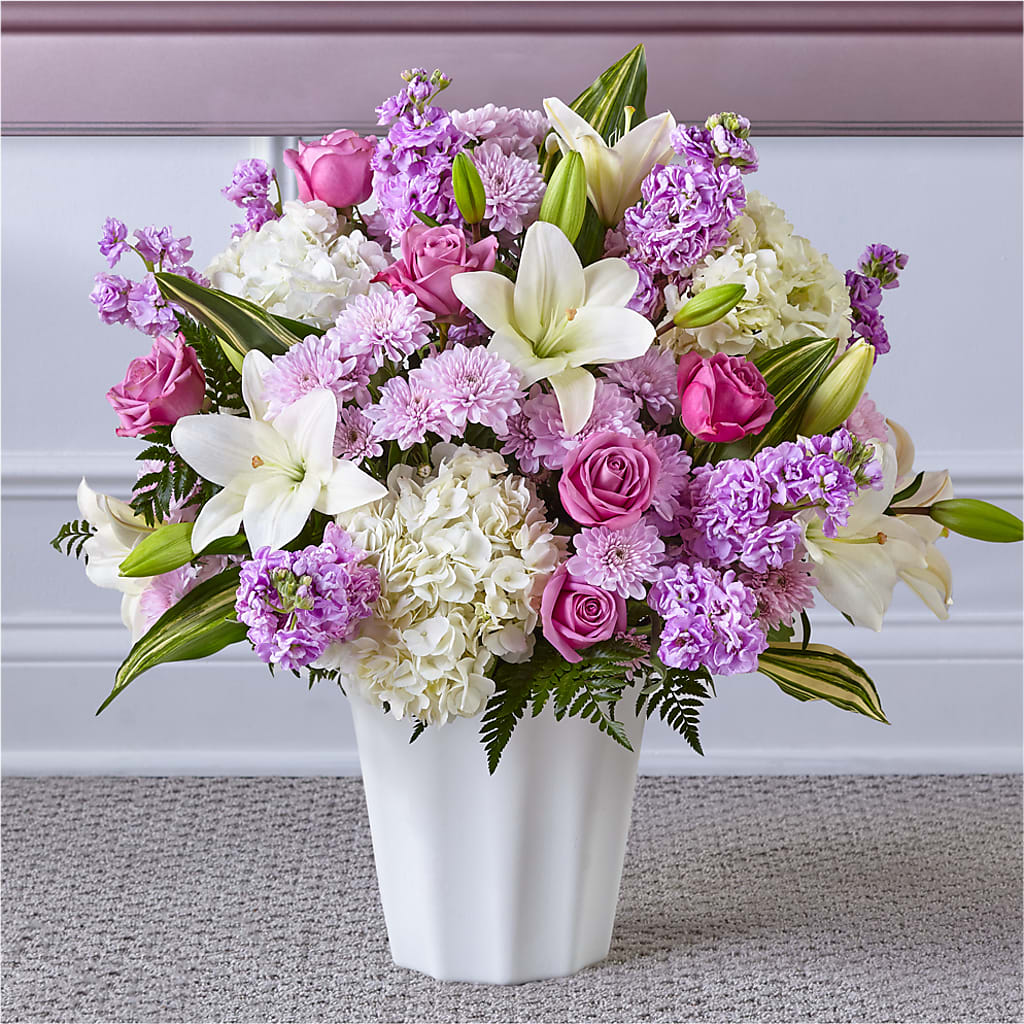 Heaven Sent Floor Basket – Cottage Floral Llc, Versailles MO