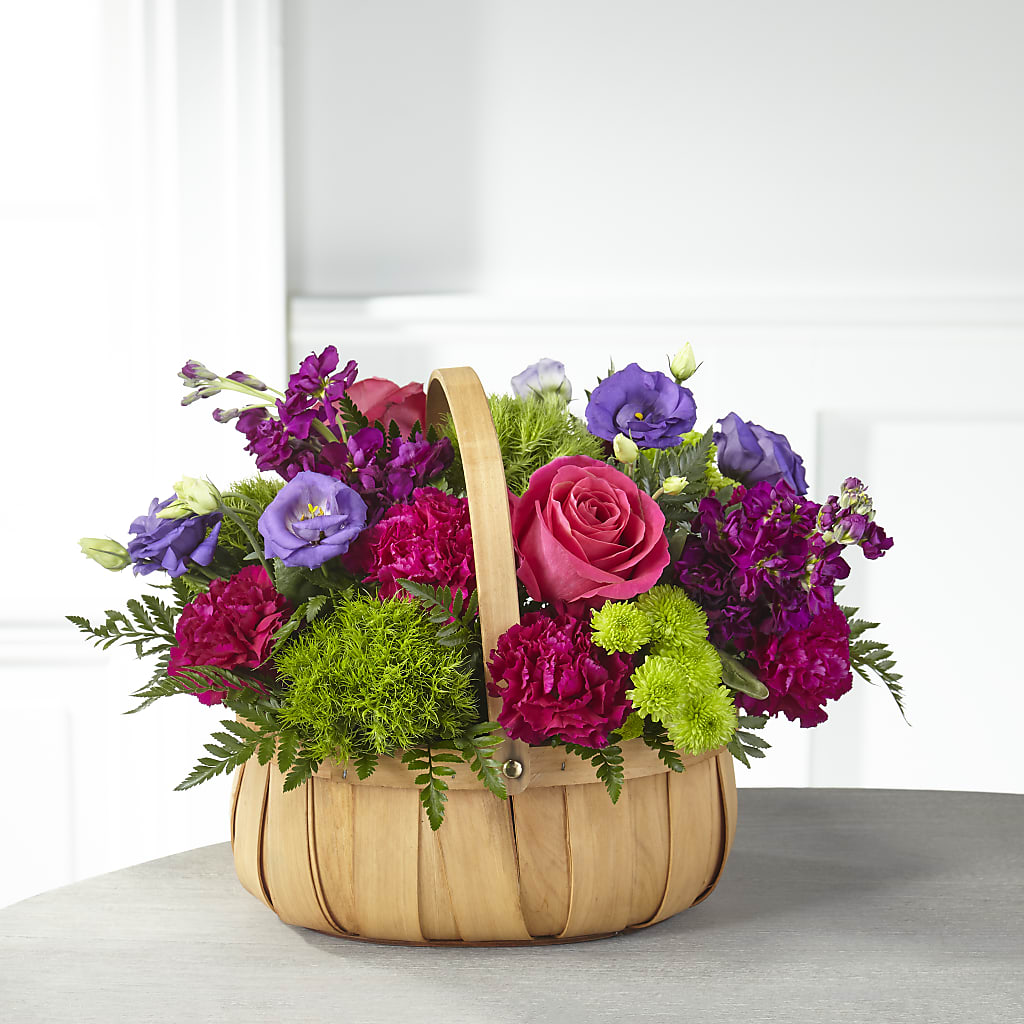 Serene Sanctuary Basket – Cottage Floral Llc, Versailles MO