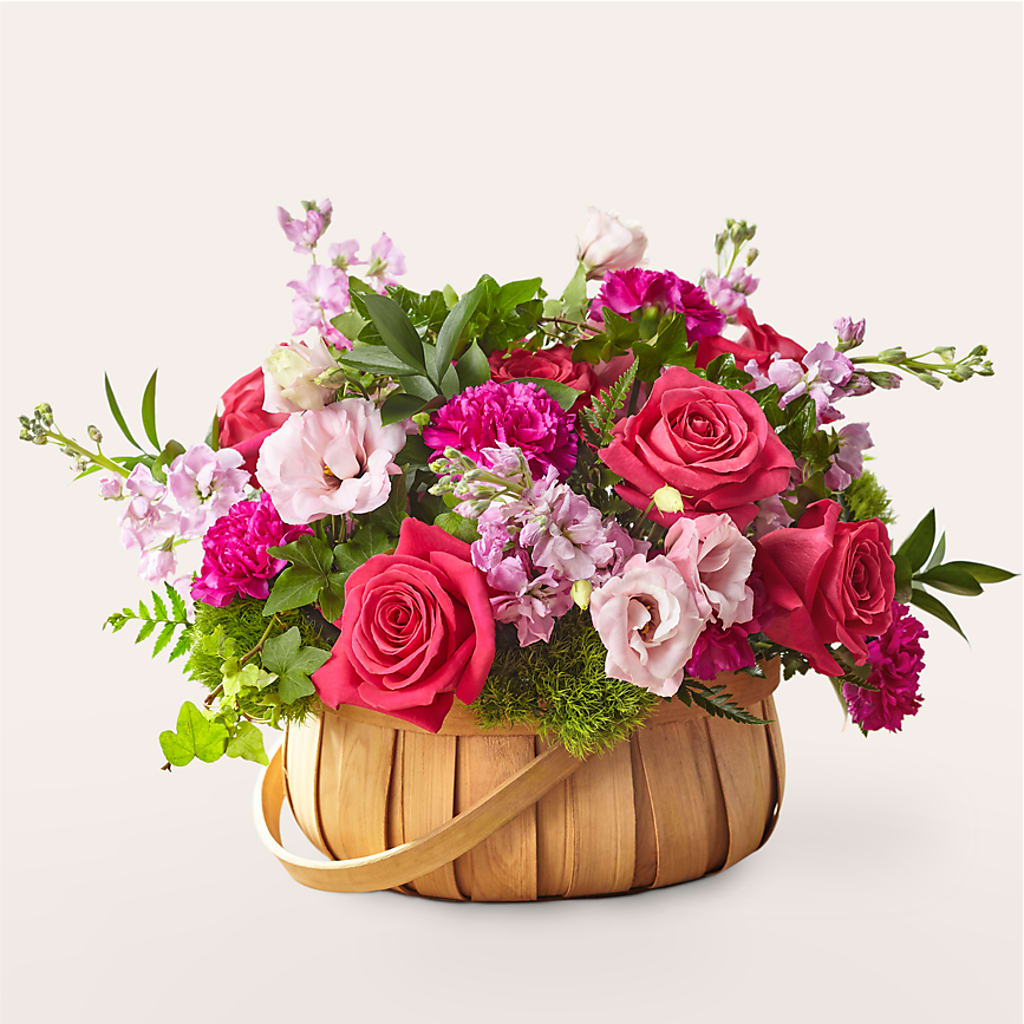 Radiance in Bloom Basket – Cottage Floral Llc, Versailles MO