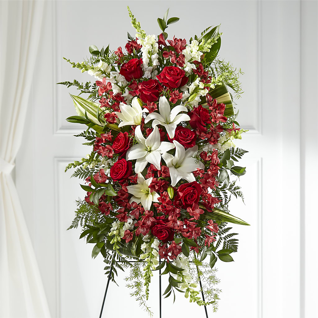 Everlasting Memory Standing Spray – Cottage Floral Llc, Versailles MO