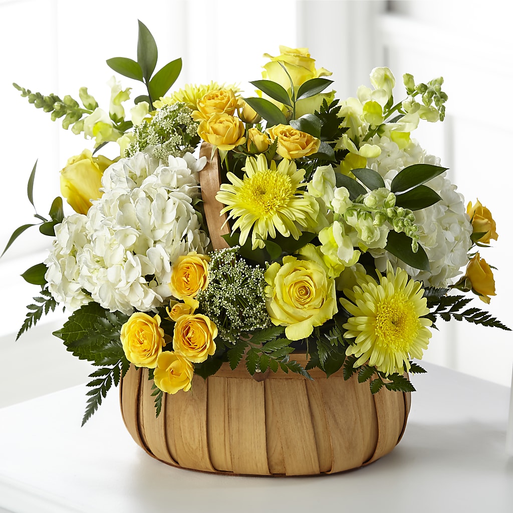 Rustic Remembrance Basket – Cottage Floral Llc, Versailles MO