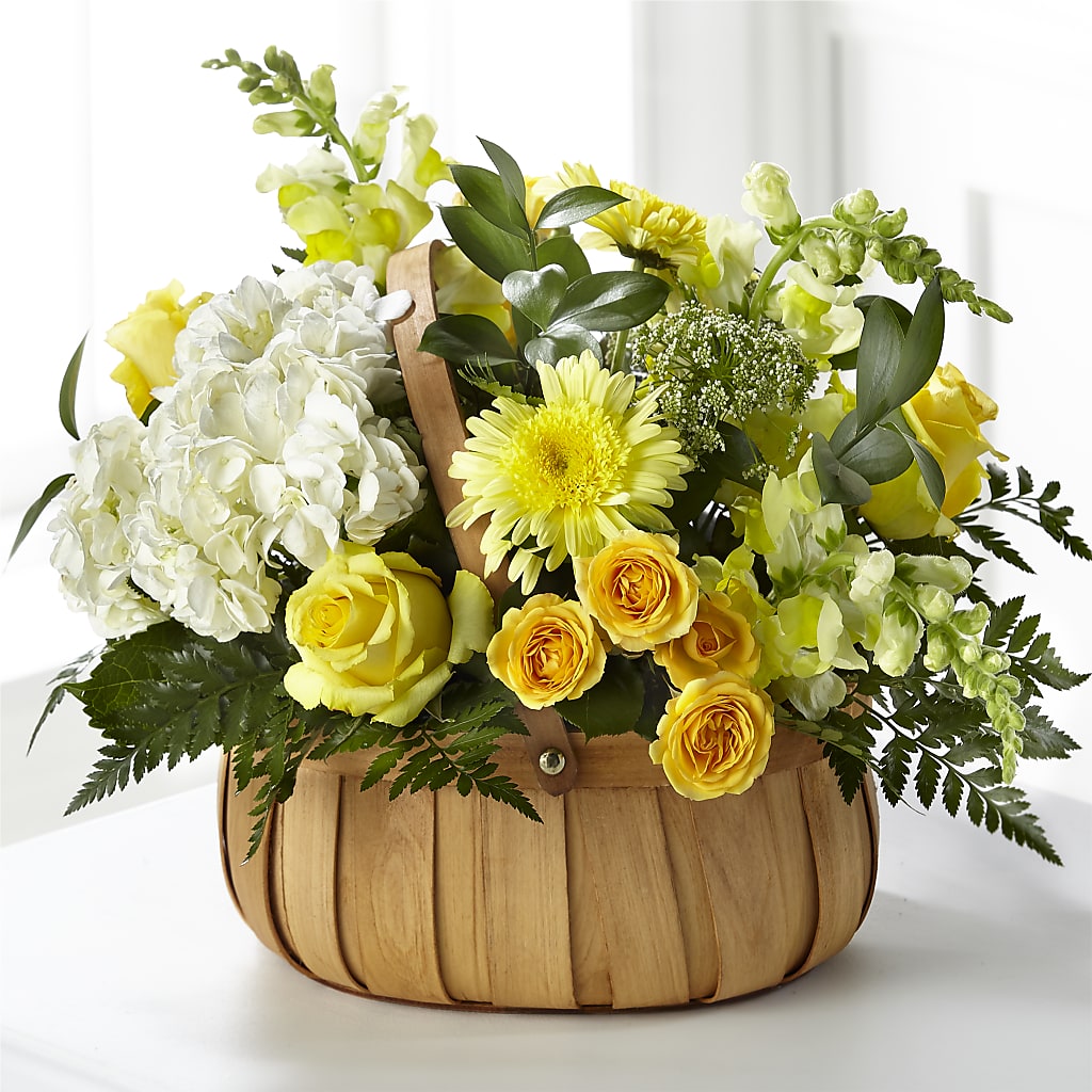 Rustic Remembrance Basket – Cottage Floral Llc, Versailles MO
