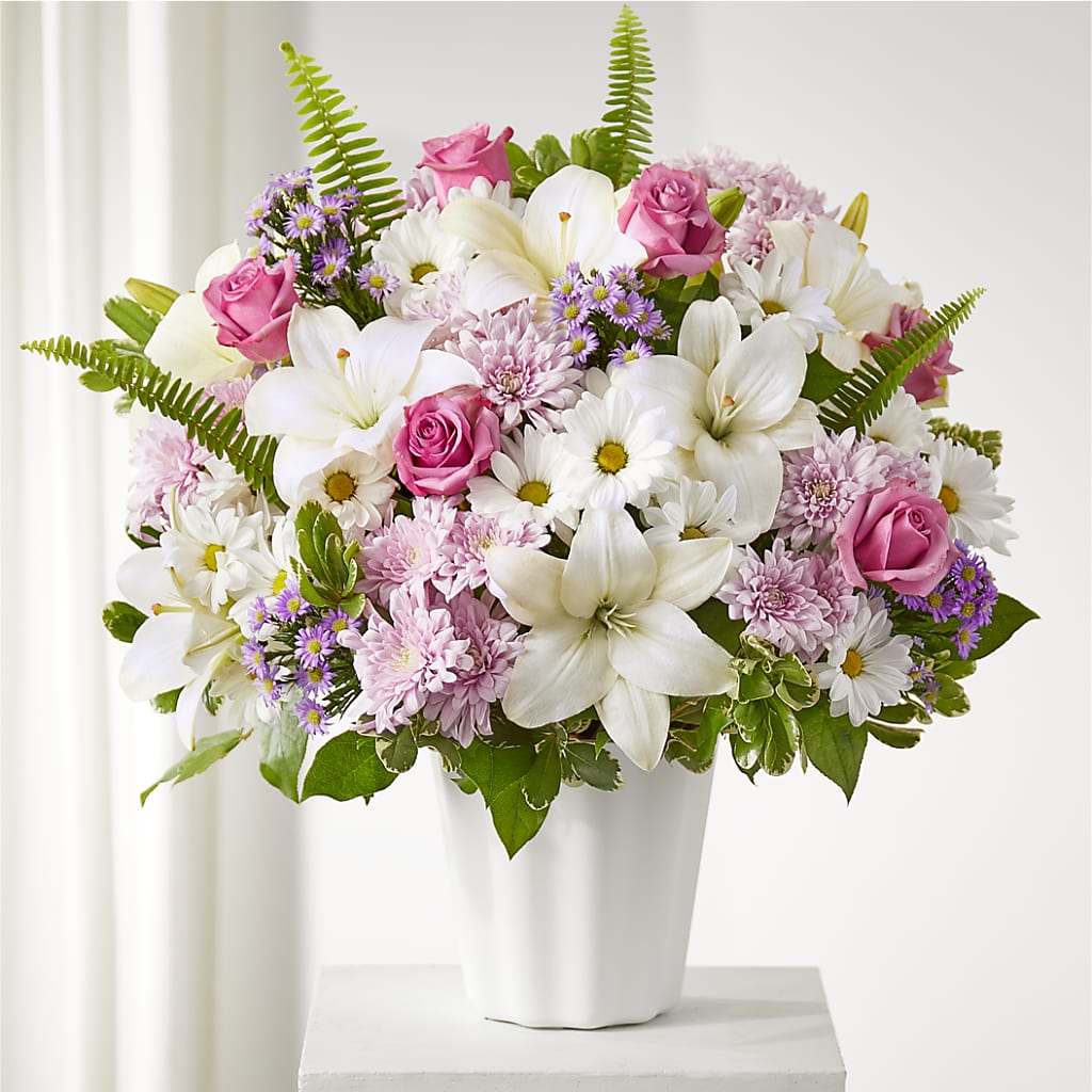 Warmest Thoughts Tabletop Basket – Cottage Floral Llc, Versailles MO