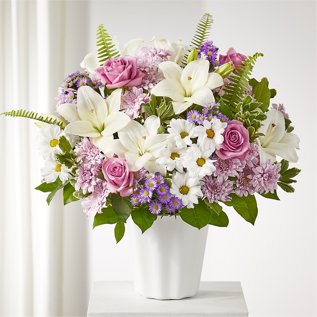 Warmest Thoughts Tabletop Basket – Cottage Floral Llc, Versailles MO