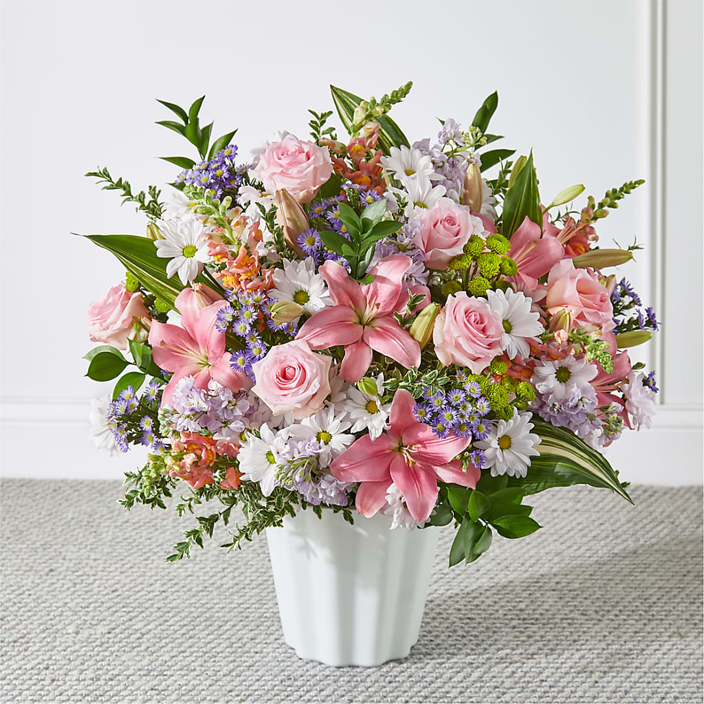 Abundant Compassion Floor Basket – Cottage Floral Llc, Versailles MO