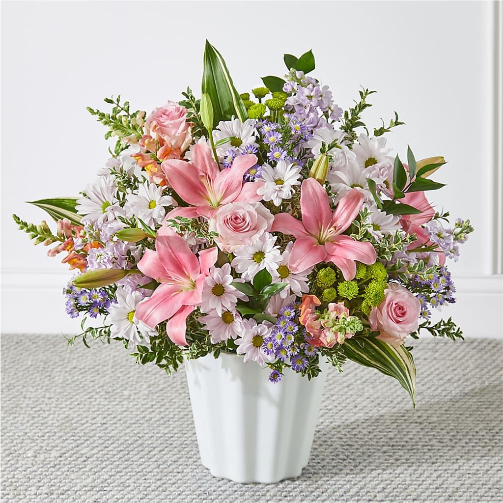 Abundant Compassion Floor Basket – Cottage Floral Llc, Versailles MO