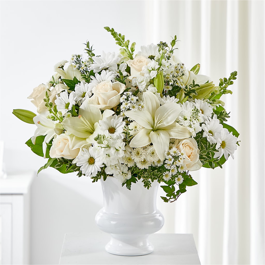Uplifting Urn Arrangement – Cottage Floral Llc, Versailles MO