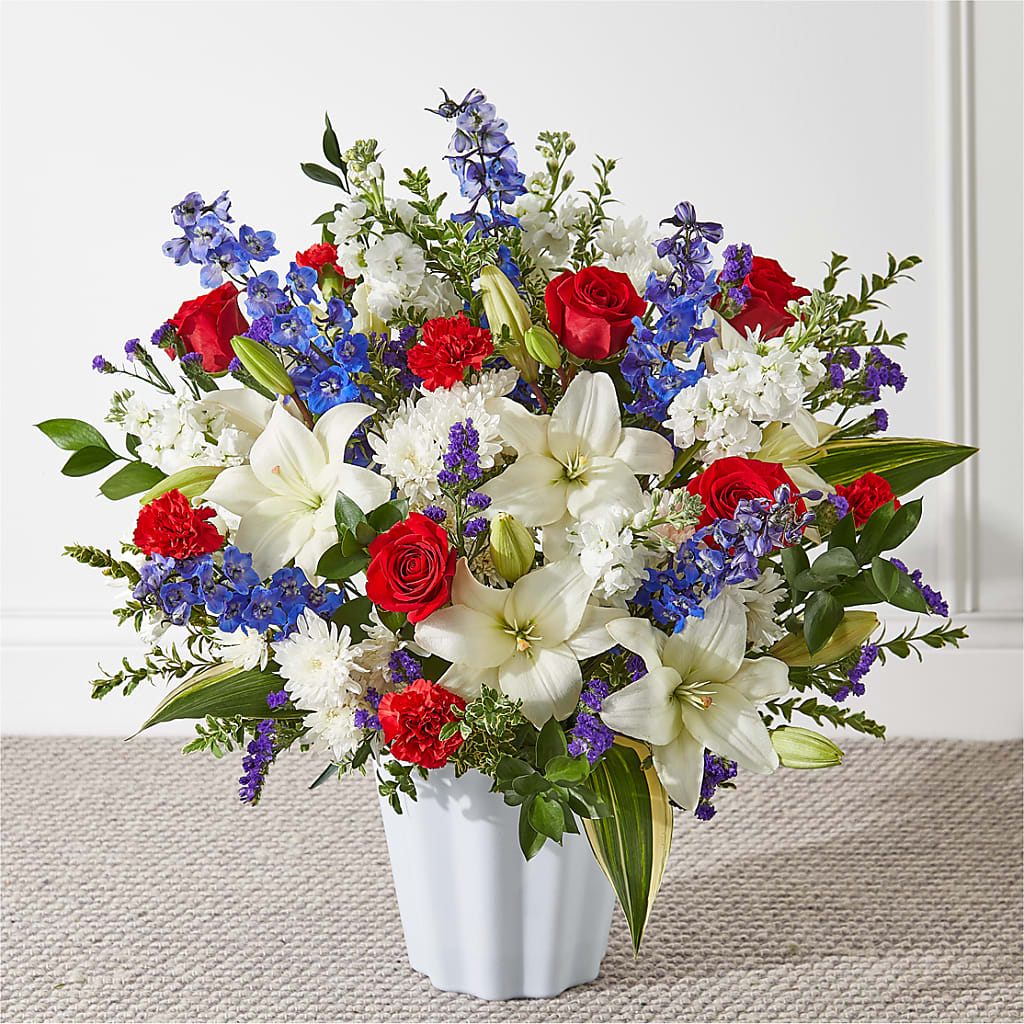 Consoled Floor Basket – Cottage Floral Llc, Versailles MO
