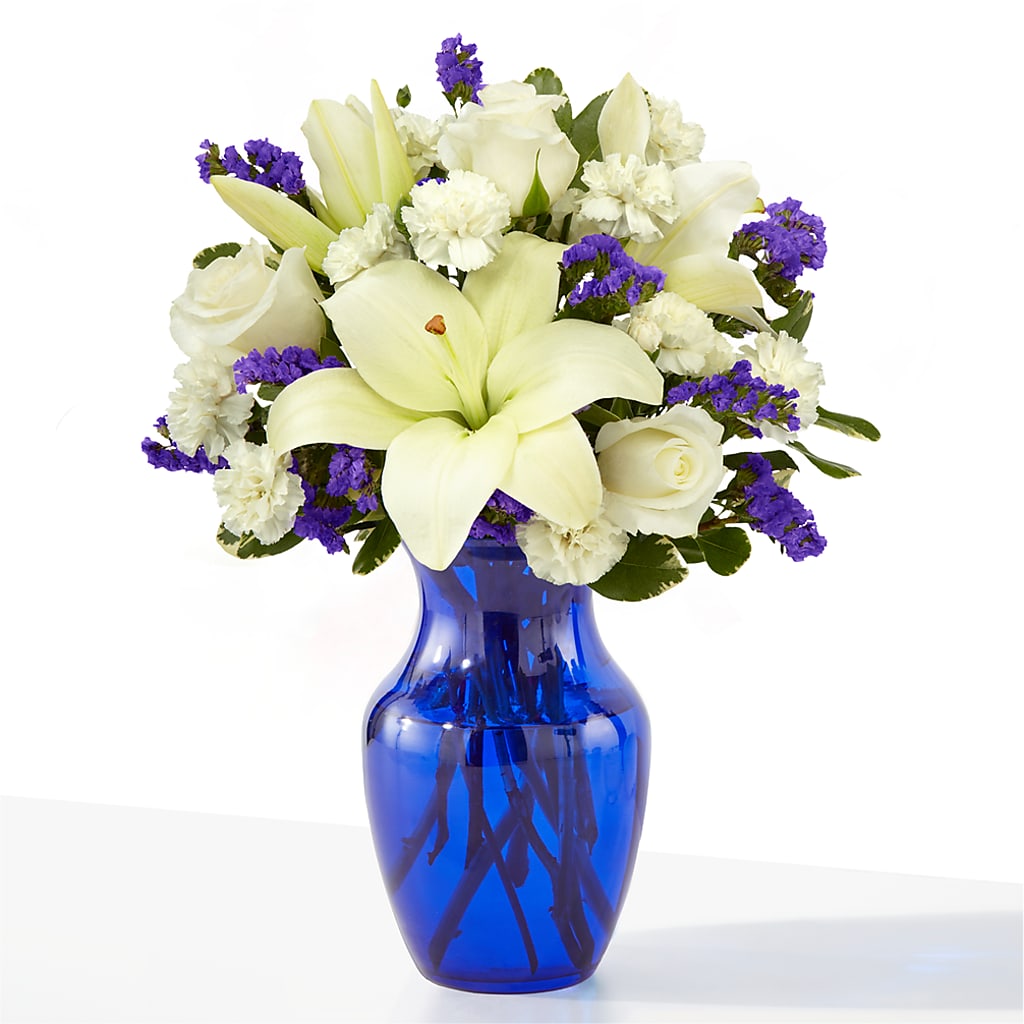 Sapphire Rush Bouquet – Cottage Floral Llc, Versailles MO