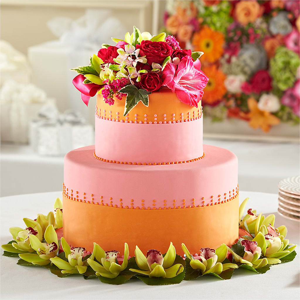 Sweet Citrus Cake Decor – Cottage Floral Llc, Versailles MO