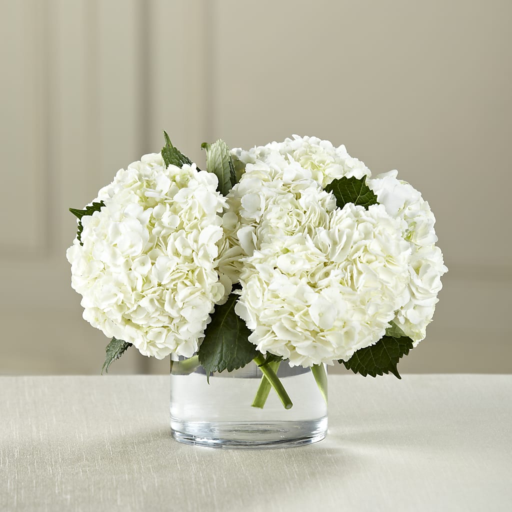 White Hydrangea Bouquet – Cottage Floral Llc, Versailles MO