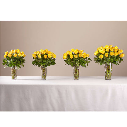 Long Stem Yellow Rose Bouquet –  Cottage Floral Llc, Versailles MO