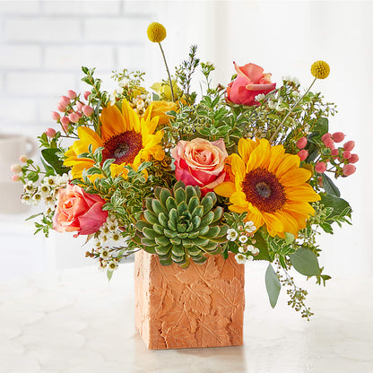 Sunflower Season Bouquet –  Cottage Floral Llc, Versailles MO
