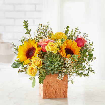 Sunflower Season Bouquet –  Cottage Floral Llc, Versailles MO