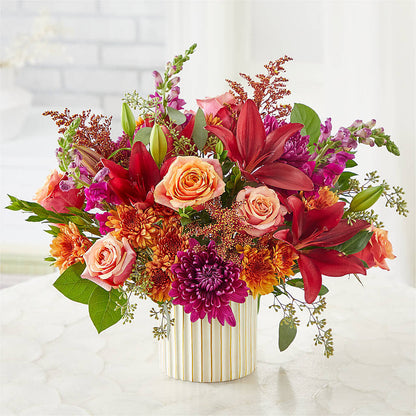 Burgundy Landscape Bouquet –  Cottage Floral Llc, Versailles MO