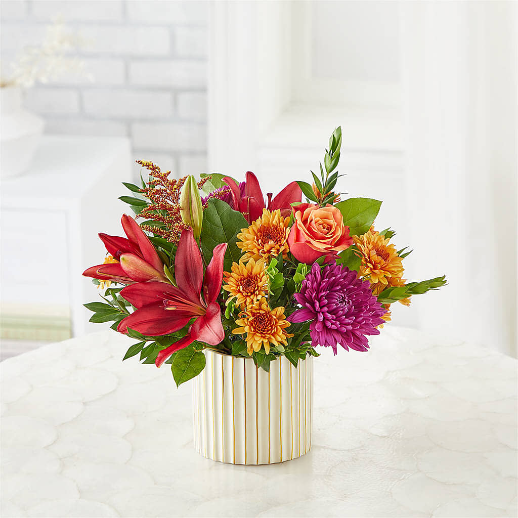 Burgundy Landscape Bouquet –  Cottage Floral Llc, Versailles MO