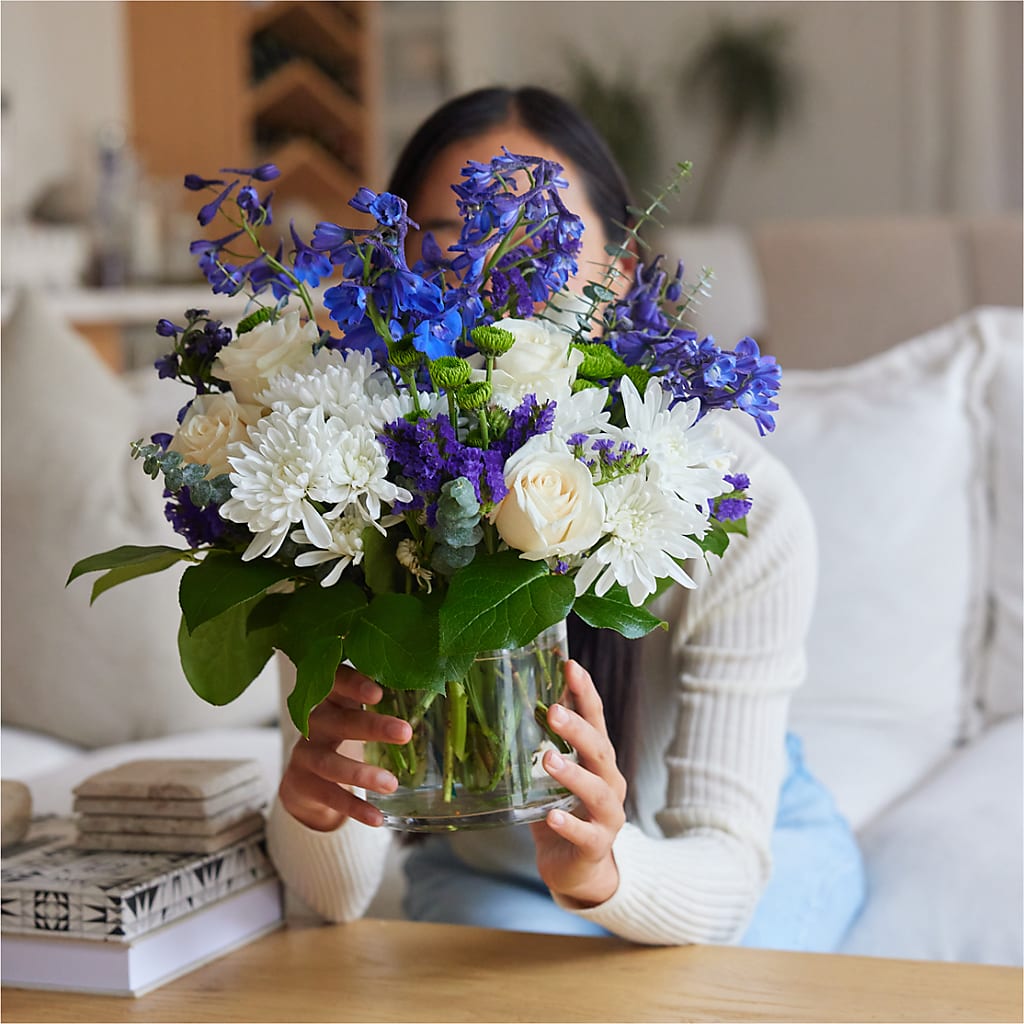Cerulean Waves Bouquet –  Cottage Floral Llc, Versailles MO