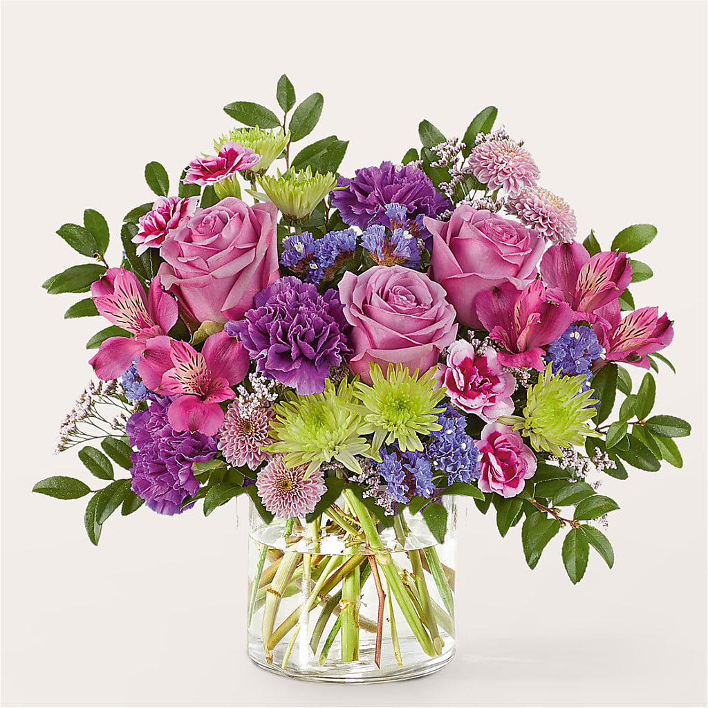 Glass Half Full Bouquet –  Cottage Floral Llc, Versailles MO