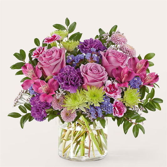 Glass Half Full Bouquet – COTTAGE FLORAL LLC, Versailles MO