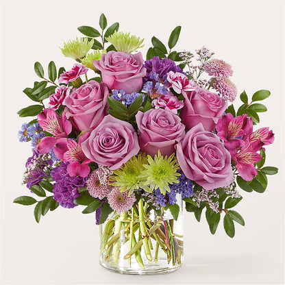 Glass Half Full Bouquet –  Cottage Floral Llc, Versailles MO