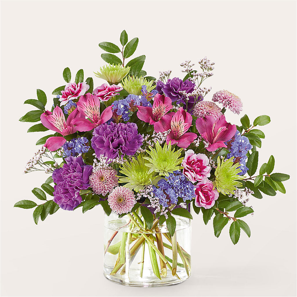Glass Half Full Bouquet –  Cottage Floral Llc, Versailles MO