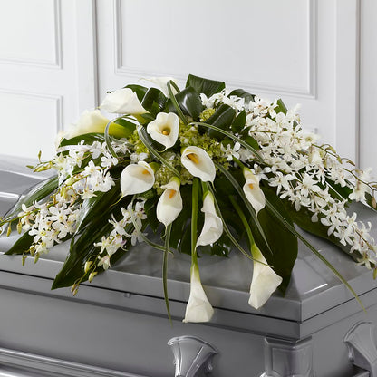 Angel Wings Casket Spray –  Cottage Floral Llc, Versailles MO