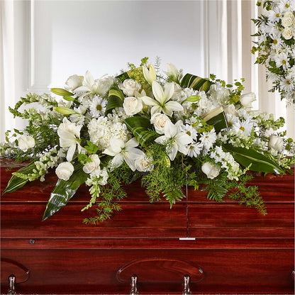 Abundance Casket Spray –  Cottage Floral Llc, Versailles MO