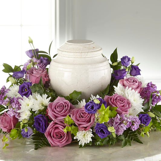 Blooming Sympathy Cremation Adornment –  Cottage Floral Llc, Versailles MO