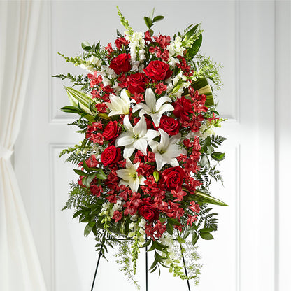 Everlasting Memory Standing Spray –  Cottage Floral Llc, Versailles MO