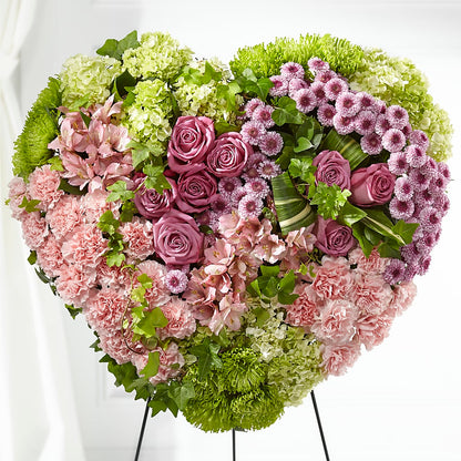 Heartwarming Standing Heart –  Cottage Floral Llc, Versailles MO
