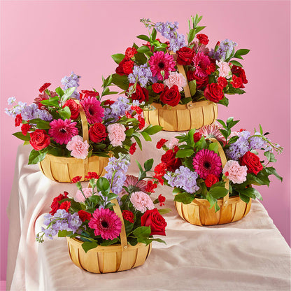 Pink Picnic Basket –  Cottage Floral Llc, Versailles MO