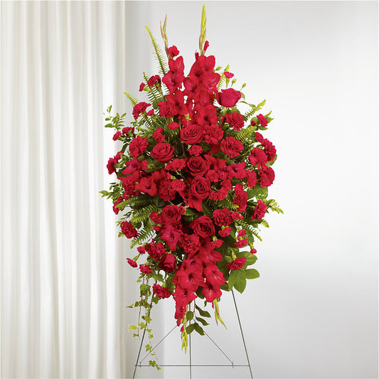 From the Heart Standing Spray –  Cottage Floral Llc, Versailles MO