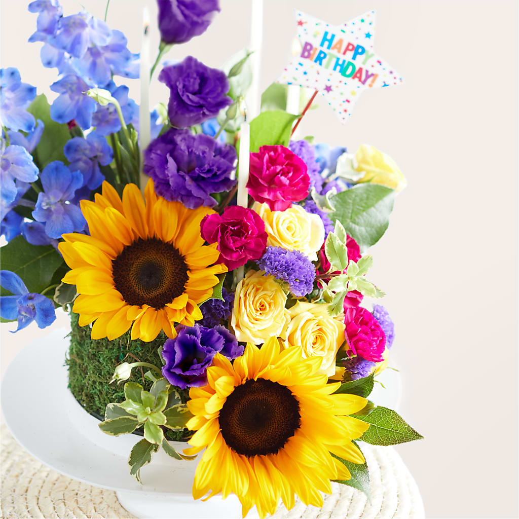 Star of the Day Floral Cake –  Cottage Floral Llc, Versailles MO