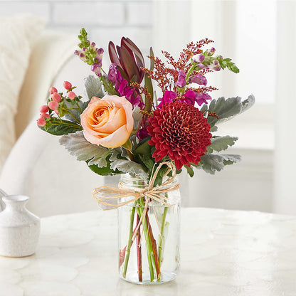 Moody Hues Bouquet –  Cottage Floral Llc, Versailles MO