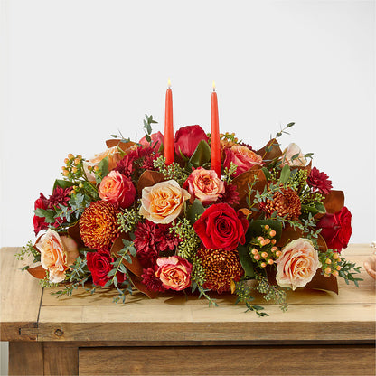 Gather Near Centerpiece –  Cottage Floral Llc, Versailles MO