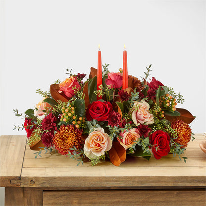 Gather Near Centerpiece –  Cottage Floral Llc, Versailles MO