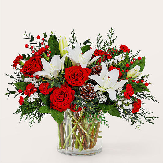 Best in Snow Bouquet –  Cottage Floral Llc, Versailles MO