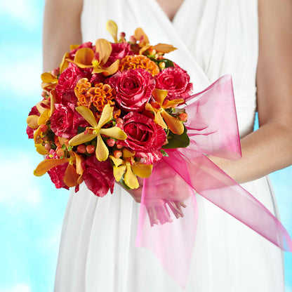 Brilliant Shades of Love Bouquet –  Cottage Floral Llc, Versailles MO