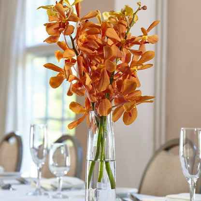 Orange Mokara Bud Vase –  Cottage Floral Llc, Versailles MO