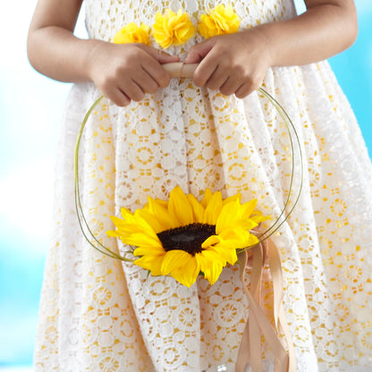 Sweet Sunshine Flower Girl Bouquet –  Cottage Floral Llc, Versailles MO