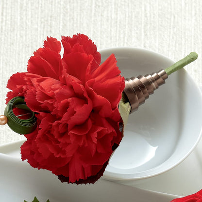 Red Carnation Boutonniere –  Cottage Floral Llc, Versailles MO