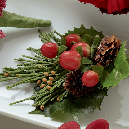 Red Berry Boutonniere –  Cottage Floral Llc, Versailles MO